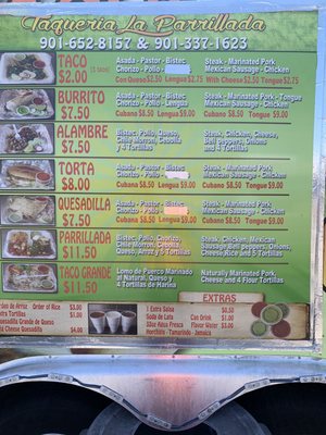 Menu photo 4 Taqueria La Parrillada Bartlett, TN Menu photo 4 Taqueria La Parrillada Bartlett, TN