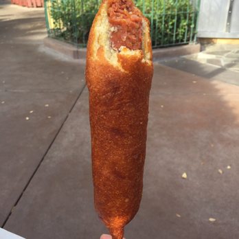 Corn Dog Castle - Hot Link Corn Dog - Hot Dogs Near Me - Anaheim, California