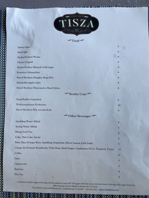 Menu photo 4 Tisza Bistro Healdsburg, CA Menu photo 4 Tisza Bistro Healdsburg, CA