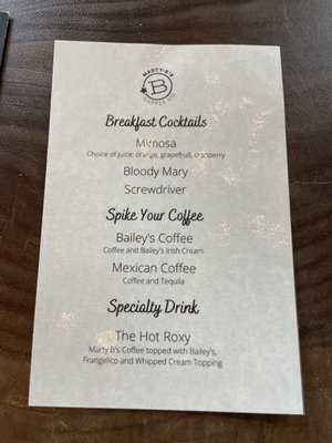 Menu photo 4 Marty B's Coffee Bartonville, TX Menu photo 4 Marty B's Coffee Bartonville, TX