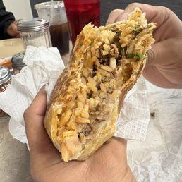 Carne asada burrito