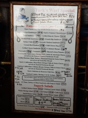 Menu photo 7 Turk's Dana Warf Dana Point, CA Menu photo 7 Turk's Dana Warf Dana Point, CA