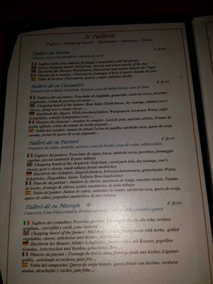 Menu photo 2 Su Furratroxiu Pula, CA