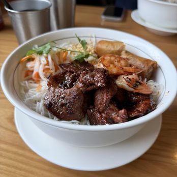 Eat More Pho - #51. Grilled Pork & Egg Rolls Bowl | Bún Thịt Nướng Chả Giò - Vietnamese Near Me - Sunnyvale, California Eat More Pho - #51. Grilled Pork & Egg Rolls Bowl | Bún Thịt Nướng Chả Giò - Vietnamese Near Me - Sunnyvale, California