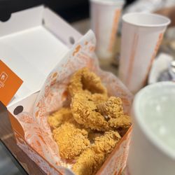 Popeyes Louisiana Kitchen - Spicy Chicken Tenders. They were so fresh and tasty! Thank you!