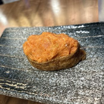 Crazy Rock'N Sushi - Spicy tuna Tofo? I think, it was a wrong order and on the house! Really good!! - Sushi Bars Near Me - Stanton, California