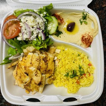 Zuwar - a meal in a styrofoam container - Greek Near Me - Plaquemine, Louisiana Zuwar - a meal in a styrofoam container - Greek Near Me - Plaquemine, Louisiana