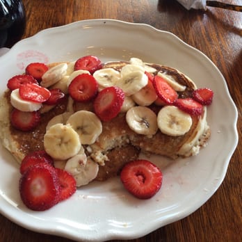 Rustika Cafe & Bakery - Rustic pancakes with strawberry & bananas. Their whole menu is great. - Bakeries Near Me - Houston, Texas Rustika Cafe & Bakery - Rustic pancakes with strawberry & bananas. Their whole menu is great. - Bakeries Near Me - Houston, Texas