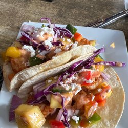 Nectar at The Villa - Lounge - Shrimp tacos - delicious!!