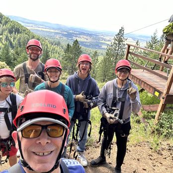 Mica Moon Zip Tours - Our family group, ranging in age from 11 to 70. - Tours Near Me - Liberty Lake, Washington Mica Moon Zip Tours - Our family group, ranging in age from 11 to 70. - Tours Near Me - Liberty Lake, Washington