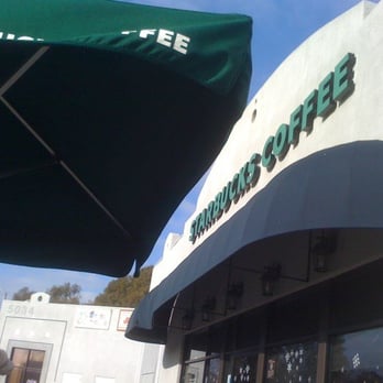 Starbucks - Umbrella comes in handy when enjoying coffee on the patio - Coffee & Tea Near Me - Bonita, California Starbucks - Umbrella comes in handy when enjoying coffee on the patio - Coffee & Tea Near Me - Bonita, California