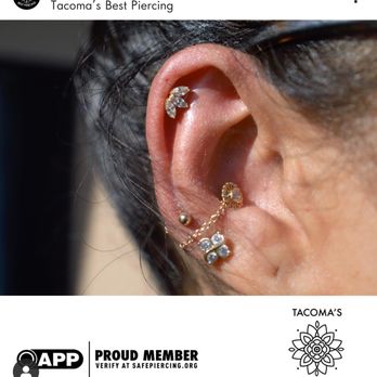 Tacoma's Best Piercing - Upper helix piercing and conch ear candy upgrade - Piercing Near Me - Tacoma, Washington Tacoma's Best Piercing - Upper helix piercing and conch ear candy upgrade - Piercing Near Me - Tacoma, Washington