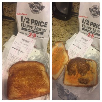 Steak ’n Shake - This is supposed to be a frisco melt. - Fast Food Near Me - Delray Beach, Florida Steak ’n Shake - This is supposed to be a frisco melt. - Fast Food Near Me - Delray Beach, Florida