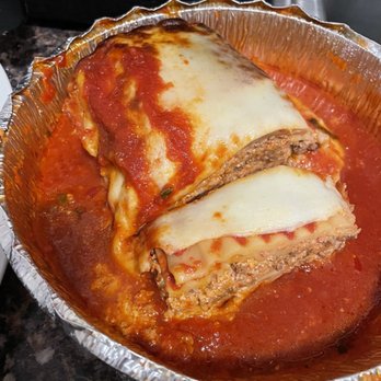 Buon Appetito - Meat Lasagna was good with the red sauce - Pizza Near Me - Jersey City, New Jersey