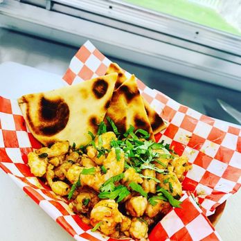 Tula's Tapas - Piri Piri spicy shrimp dish - Food Trucks Near Me