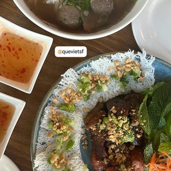 Que Viet - Pork Sausage & Sliced Pork and Pho, Brisket & Meatball Pho - Vietnamese Near Me - San Francisco, California Que Viet - Pork Sausage & Sliced Pork and Pho, Brisket & Meatball Pho - Vietnamese Near Me - San Francisco, California