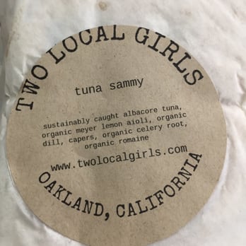 Two Local Girls - Two Local Girls tuna sammy...my lunch favorite! - Breakfast & Brunch Near Me - Oakland, California Two Local Girls - Two Local Girls tuna sammy...my lunch favorite! - Breakfast & Brunch Near Me - Oakland, California