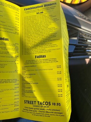 Menu photo 2 El Acapulco Poplar Bluff, MO