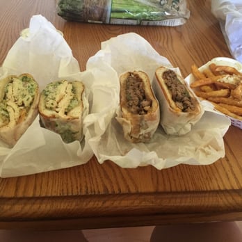 A Moveable Feast - Pesto chicken, steak, and garlic fries!  Can't wait to come back! - New American Near Me - Lodi, California