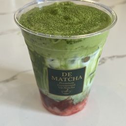 Strawberry matcha
