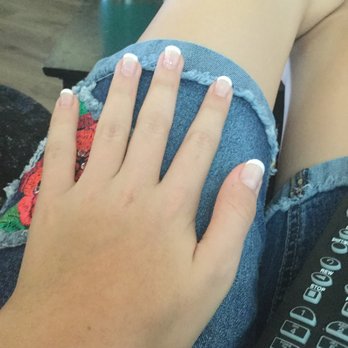 Diva Day Spa - These are my French tips after 3.5 weeks. - Nail Salons Near Me - Melbourne, Florida