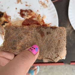 Sal's Pizza - Box taste better than the pizza for sure!
