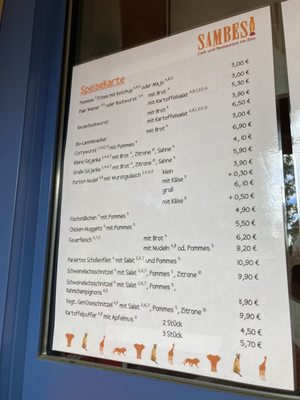 Menu photo 3 Zoorestaurant SAMBESI Hoyerswerda, SN Menu photo 3 Zoorestaurant SAMBESI Hoyerswerda, SN