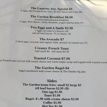 The Garden Restaurant - Menu - Lebanese Near Me - Scranton, Pennsylvania