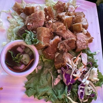 New Thai Elephant - Crispy pork belly - Thai Near Me - San Mateo, California New Thai Elephant - Crispy pork belly - Thai Near Me - San Mateo, California