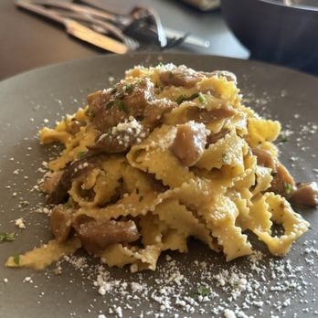 Stecca Taverna - Tagliatelle porcini mushroom - Italian Near Me - Hermosa Beach, California