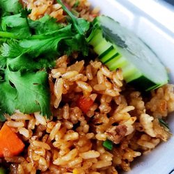 Fried rice with your choice of chicken, beef, or shrimp