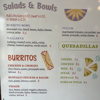 Say Taco - Menue - Mexican Near Me - Ocala, Florida