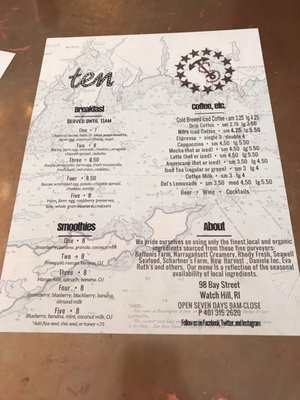 Menu photo 3 Ten Sandwiches Watch Hill, RI