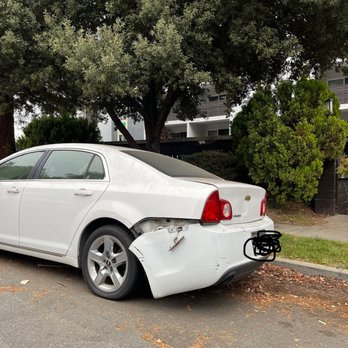 Camden Village Apartments - My damaged car parked on Camden street - Apartments Near Me - fremont, California