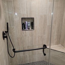 Great shower.