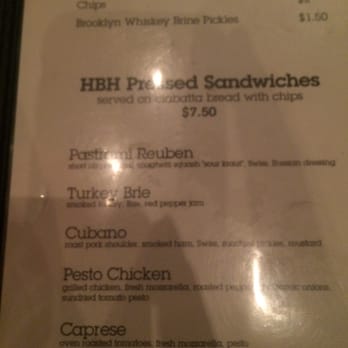 Skylark Bar - The real food menu ... - Bars Near Me - Brooklyn, New York