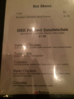 Menu photo 2 Skylark Bar Brooklyn, NY Menu photo 2 Skylark Bar Brooklyn, NY