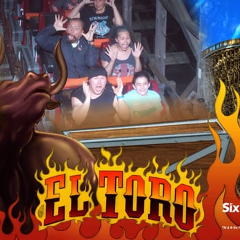 Six Flags Great Adventure - El Toro front row - Amusement Parks Near Me - Jackson Township, New Jersey