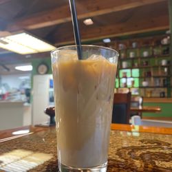 Vito's Espresso - 16oz Iced Latte with Lavender & White Chocolate