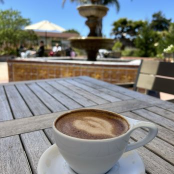 Shrine Coffee - Coffee on the patio - Coffee & Tea Near Me - Santa Cruz, California