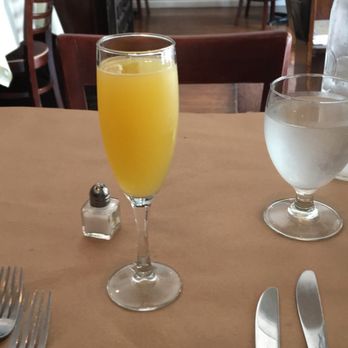 Caffe Regatta - Mimosa- I make better mimosa's. - Seafood Near Me - Pelham, New York