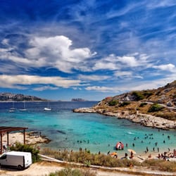 Les Îles du Frioul - Île Ratonneau, plage de saint Esteve