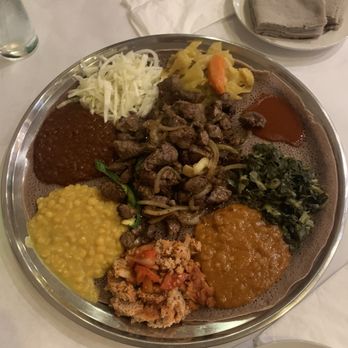 Meaza Restaurant - Meaza Tibs (House Special) - Ethiopian Near Me - Falls Church, Virginia