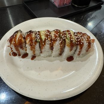 Kobe Sushi Buffet - Dragon roll from sushi menu! - Sushi Bars Near Me - Modesto, California Kobe Sushi Buffet - Dragon roll from sushi menu! - Sushi Bars Near Me - Modesto, California