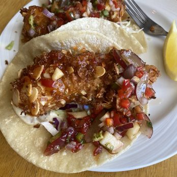 Vista Del Mar - Firecracker tacos one fish and one shrimp. - Bars Near Me - Eureka, California Vista Del Mar - Firecracker tacos one fish and one shrimp. - Bars Near Me - Eureka, California
