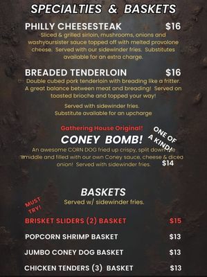 Menu photo 2 Four Finger Distillery Lebanon, IN