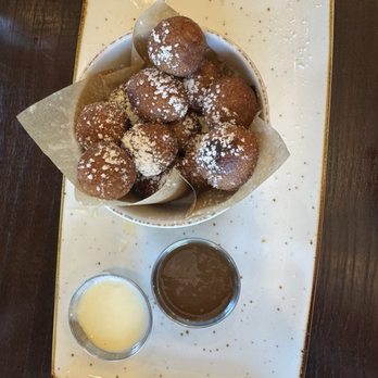 First Watch - Pumpkin donuts with sauces for dipping! - American Near Me - Queen Creek, Arizona