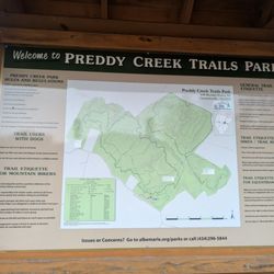 Preddy Creek Trails Park - We chose to do the easy meadow trails for the sake of time .....and because of the insane wind and cold!