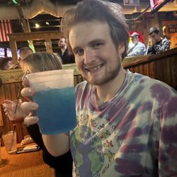 O'kelly's Sports Bar & Grill - Blue motorcycle