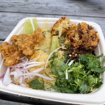 Moonwink - Coconut veggie bowl with falafel - Burmese Near Me - Manchester, Vermont Moonwink - Coconut veggie bowl with falafel - Burmese Near Me - Manchester, Vermont